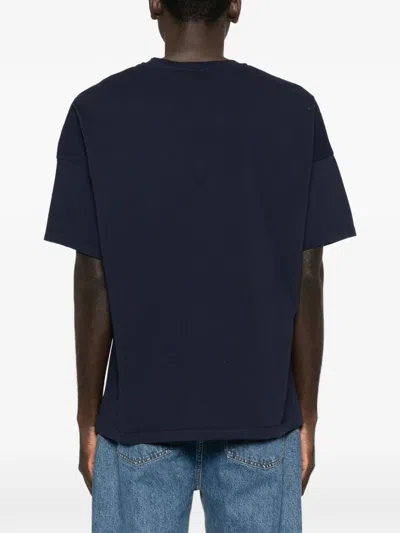 American Vintage Fizvalley Short-sleeve T-shirt In Blue