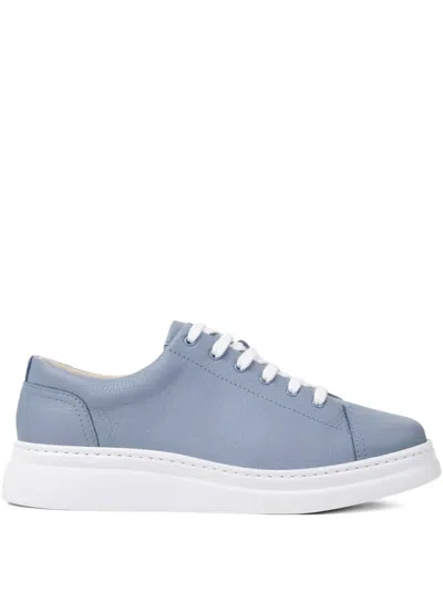 Camper Runner Up Leather Sneakers In Blue