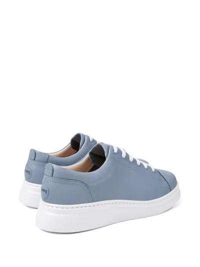 Camper Runner Up Leather Sneakers In Blue