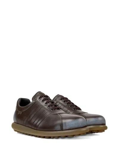Camper Pelotas Leather Sneakers In Brown