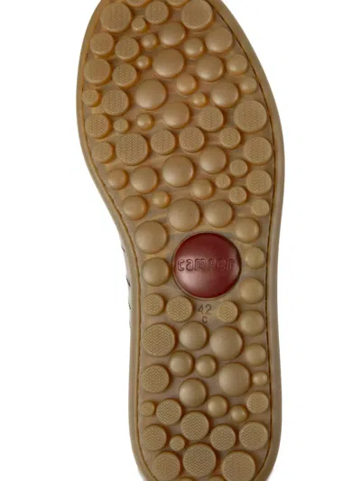 Camper Pelotas Leather Sneakers In Brown