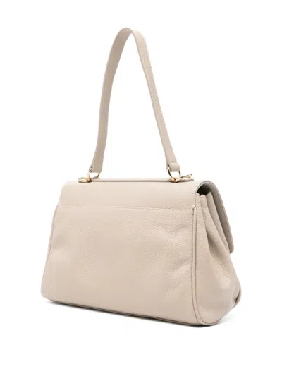 Marc Ellis Small Jenda Flap Shoulder Bag In Neutral