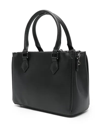 Marc Ellis Logo-plaque Tote Bag In Black