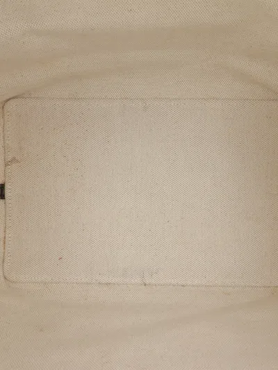 Pre-owned Ferragamo 2000-2025 Gancini Coated Canvas Tote Bag In Brown