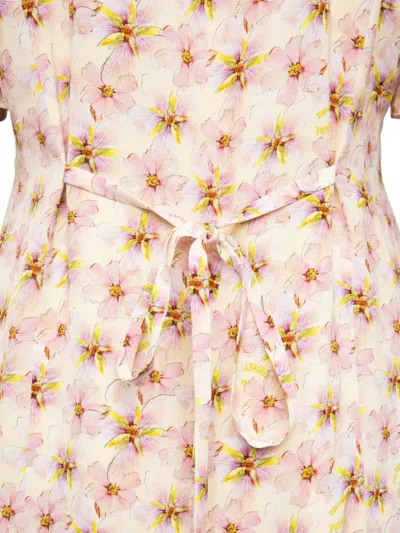 Zadig & Voltaire Floral-print Mini Dress In Neutral