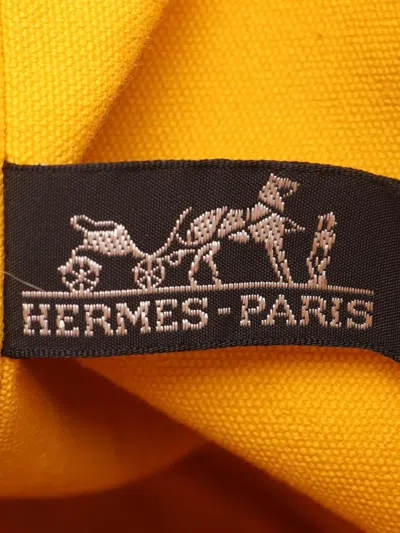 Pre-owned Hermes 1990-2015 Toile Polochon Mimile Backpack In Brown