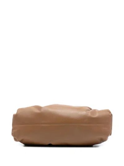 Pre-owned Bottega Veneta 2012-2025 Lambskin The Pouch Clutch Bag In Brown