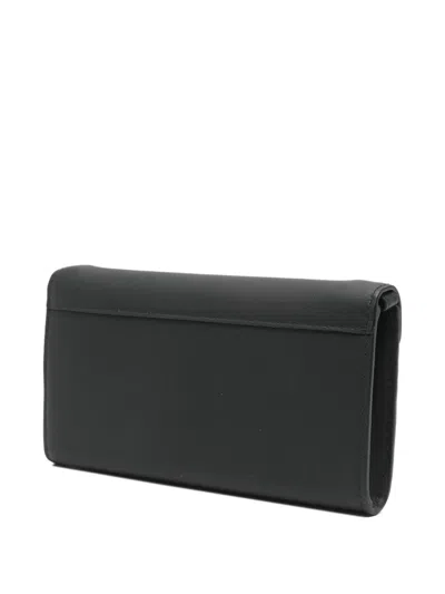 Strathberry Large Melville Clutch Bag In Black