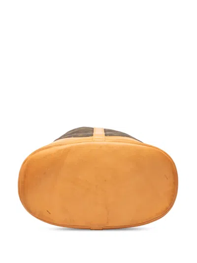 Pre-owned Louis Vuitton 1992 Monogram Randonnee Gm Backpack In Brown