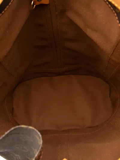 Pre-owned Louis Vuitton 1992 Monogram Randonnee Gm Backpack In Brown