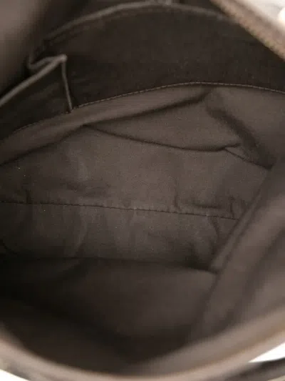 Pre-owned Louis Vuitton 2008 Monogram Mini Lin Besace Angele Satchel In Brown