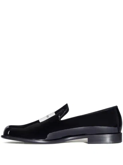 Givenchy Tux Loafers In Patent Leather In Black