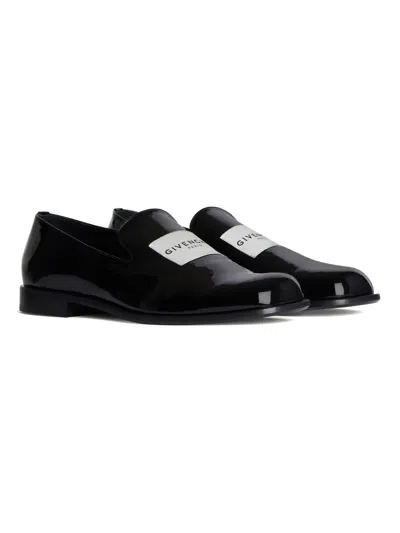 Givenchy Tux Loafers In Patent Leather In Black