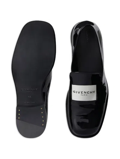 Givenchy Tux Loafers In Patent Leather In Black