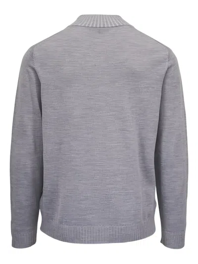 Pya Cosmo Zipped Cardigan In Gray