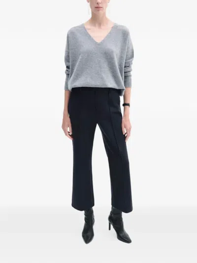 Co Collection Cropped-leg Trousers In Black
