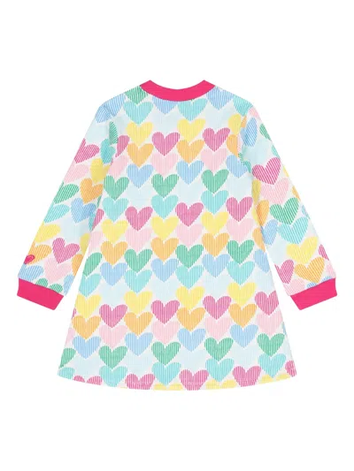 Agatha Ruiz De La Prada Heart-print Dress Set (set Of Two) In Pink