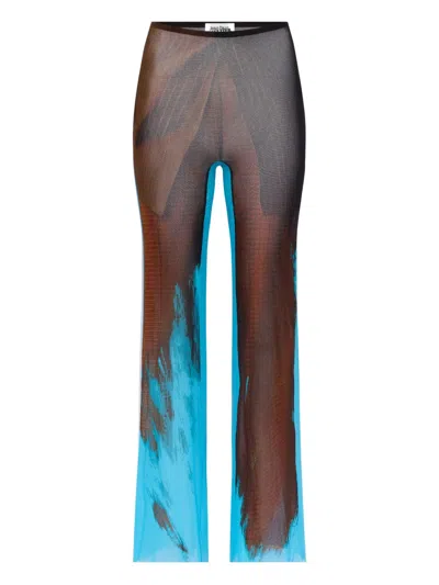 Jean Paul Gaultier Tennis Elasticated-waist Trousers In Brown