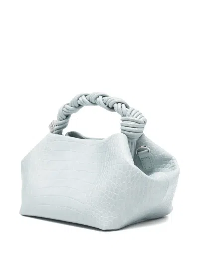 Ganni Mini Bou Tote Bag In Blue