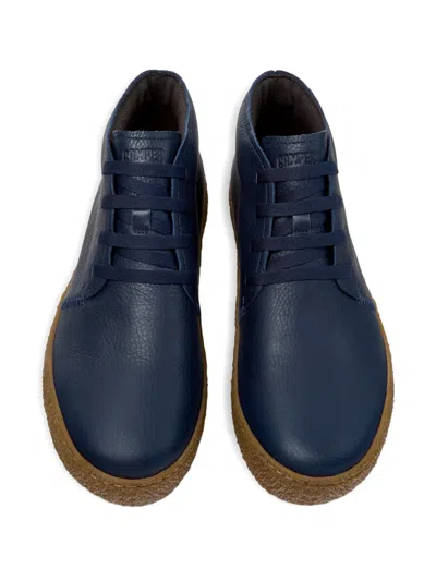 Camper Peu Terreno Lace-up Ankle Boots In Blue