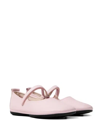 Camper Right Nina Strap Ballet Flats In Pink