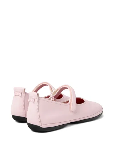 Camper Right Nina Strap Ballet Flats In Pink