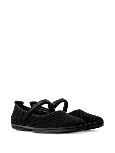 Camper Nina Strap Ballerinas In Black