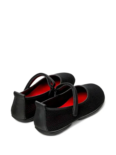 Camper Nina Strap Ballerinas In Black