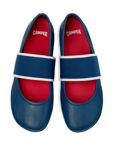 Camper Right Nina Elastic Ballet Flats In Blue