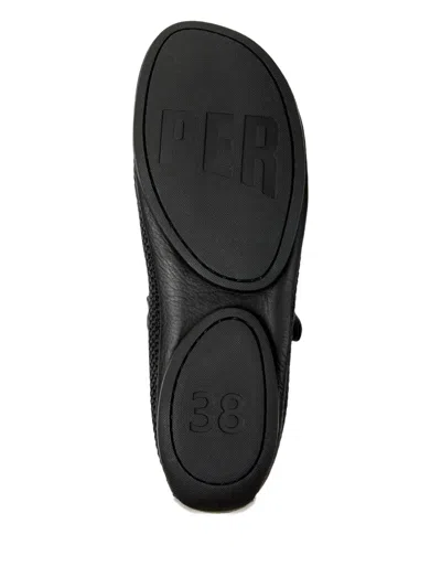 Camper Nina Strap Ballerinas In Black