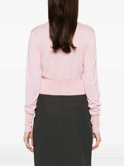 Vivienne Westwood Bea Cropped Cardigan In Pink
