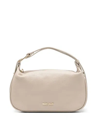 Marc Ellis Mavira Gold-tone-hardware Shoulder Bag In Neutral