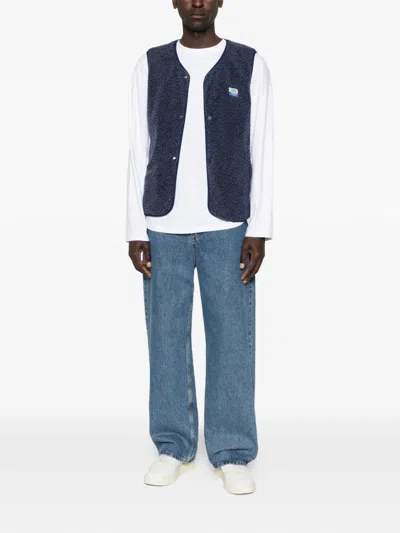 American Vintage Hoktown Gilet In Blue