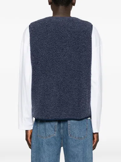 American Vintage Hoktown Gilet In Blue