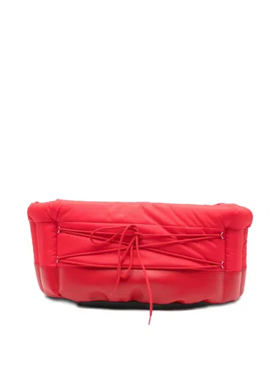 Moon Boot X Poldo Dog Couture Logo-print Dog Bed In Red