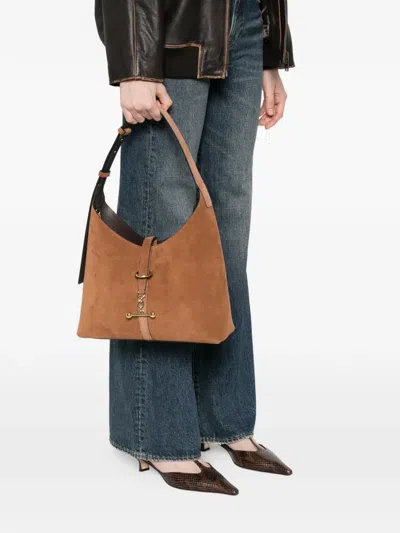 Strathberry Kite Shoulder Bag In Brown