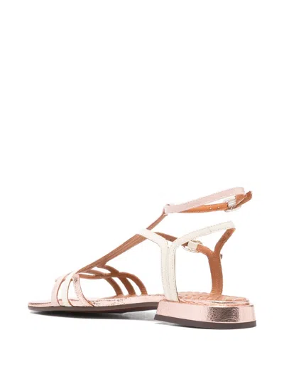 Chie Mihara Strappy Buckled Flat Sandals In Pink