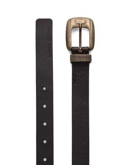 Magda Butrym Leather Belt In Black
