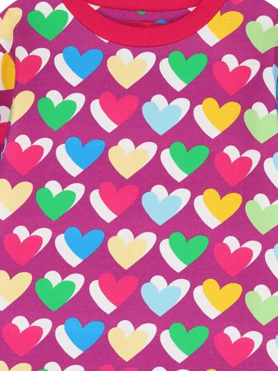 Agatha Ruiz De La Prada Heart-pattern Ruffled Dress In Multi