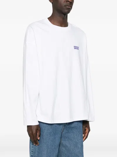 American Vintage Gixy Long-sleeve T-shirt In White