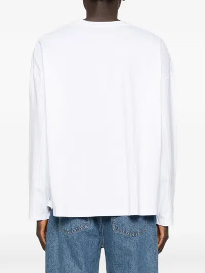 American Vintage Gixy Long-sleeve T-shirt In White