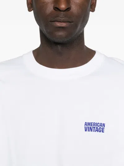 American Vintage Gixy Long-sleeve T-shirt In White