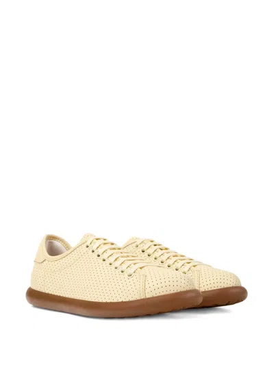 Camper Pelotas Soller Perforated Sneakers In Neutral