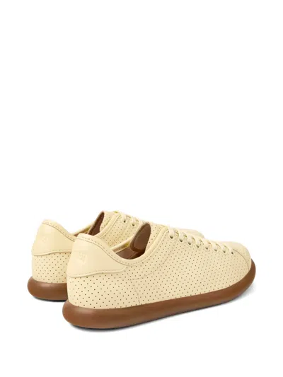 Camper Pelotas Soller Perforated Sneakers In Neutral