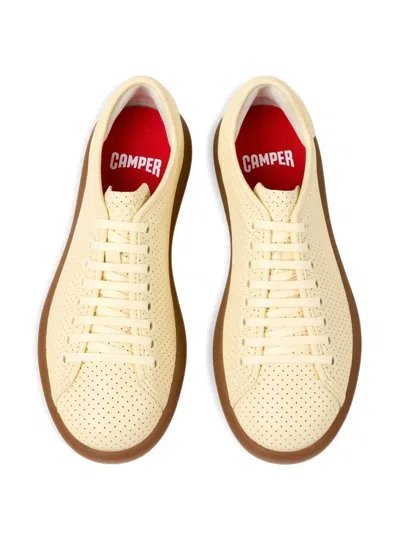 Camper Pelotas Soller Perforated Sneakers In Neutral