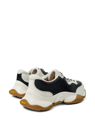 Camper Twins Leather Sneakers In Black