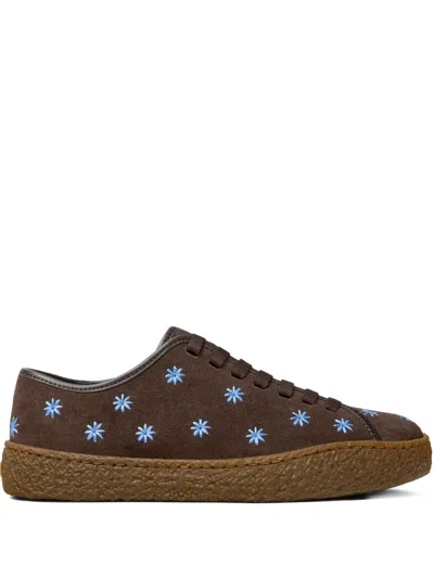 Camper Peu Terreno Floral Sneakers In Brown