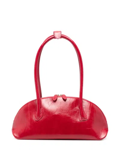 Liffner Dome Zipped Shoulder Bag In Red