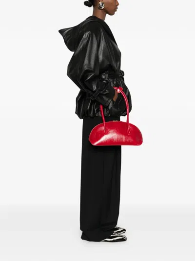 Liffner Dome Zipped Shoulder Bag In Red