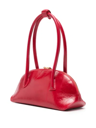 Liffner Dome Zipped Shoulder Bag In Red